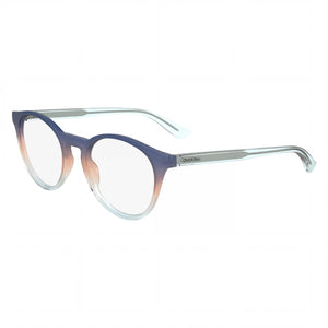 Calvin Klein CK23549 Blue Rectangle Eyeglasses for Women, Injected frame