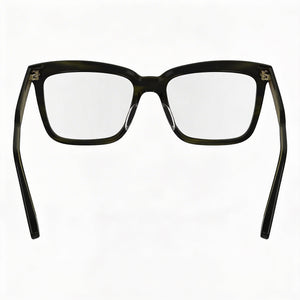 Calvin Klein CK24516 Rectangle Eyeglasses for Women — interior view, Polycarbonate demo lenses