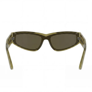 Calvin Klein CK24534S Rectangle Sunglasses Unisex — interior view, Non-Polarized lens detail
