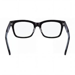 Calvin Klein Ck24542 Rectangle Eyeglasses Men — side view, Black Metal temples