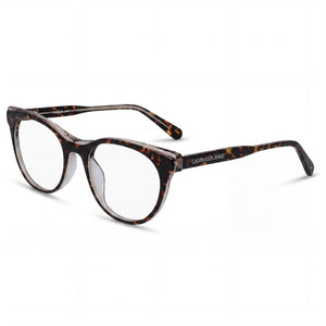 Calvin Klein CKJ19107 Havana Cat Eye Eyeglasses for Women, Acetate frame