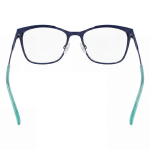 Calvin Klein Ckj21207 Rectangle Eyeglasses for Women — interior view, Polycarbonate demo lenses