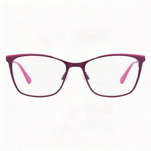 Calvin Klein Ckj21207 Rectangle Eyeglasses for Women — front view, Metal