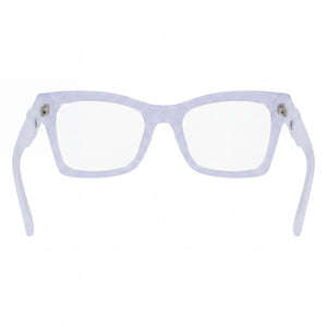 Calvin Klein Ckj23646 Cat Eye Eyeglasses Unisex — side view, White Metal temples