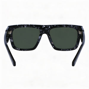 Calvin Klein Ckj23654s Rectangle Sunglasses Unisex — side view, Non-Polarized Black/White lens