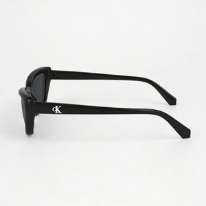 Calvin Klein Ckj24623s Cat Eye Sunglasses Women — side view, Non-Polarized Solid Smoke lens