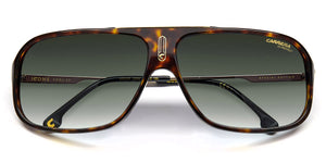 order Carrera Unisex Havana Rectangular Sunglasses (COOL65 086/9K)