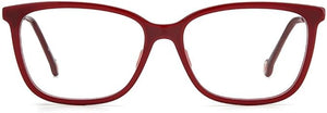 Carolina Herrera 106107LHF5415 Rectangle Eyeglasses for Women — front view, Acetate with metal temples