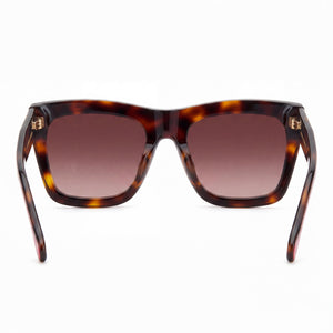 Carolina Herrera 207076 Square Sunglasses for Women — interior view, Non-Polarized lens detail