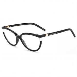 Carolina Herrera Black Oval Eyeglasses for Women, Polyamide frame