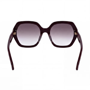 Carolina Herrera Butterfly Geometric Sunglasses for Women — interior view, Non-Polarized lens detail
