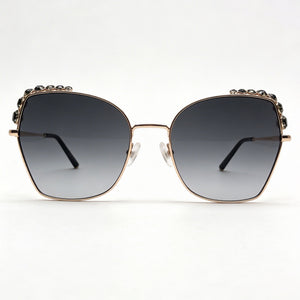 Carolina Herrera Casual Square Sunglasses for Women — front view, Plastic frame