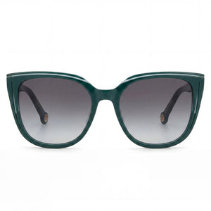 Carolina Herrera Casual Cat Eye Sunglasses for Women — front view, Acetate frame