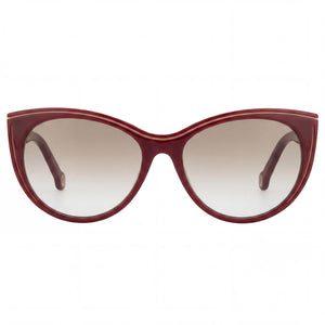 Carolina Herrera Casual Cat Eye Sunglasses for Women — front view, Acetate frame