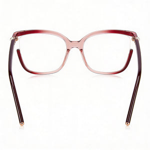 Carolina Herrera CH/0004 Square Eyeglasses for Women — interior view, Polycarbonate demo lenses