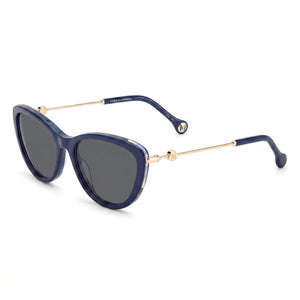 Carolina Herrera CH 0021 0PJP Blue Cat Eye Eyeglasses for Women, Plastic frame