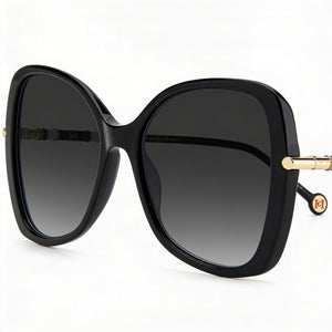 Carolina Herrera Ch 0025/S Rectangle Sunglasses for Women — front view, Acetate frame