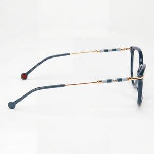 Carolina Herrera Ch 0043 Rectangle Eyeglasses for Women — front view, Plastic