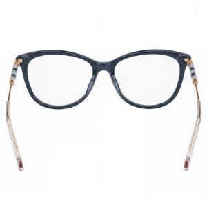 Carolina Herrera Ch 0043 Rectangle Eyeglasses Women — side view, Zi9 Plastic temples