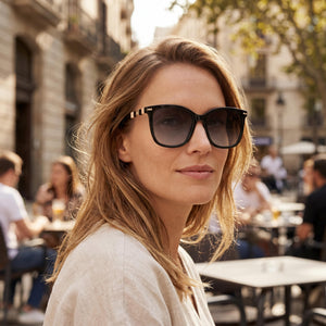 Carolina Herrera Ch 0045/S Black Sunglasses Unisex — lifestyle wear, festival days and open-air events