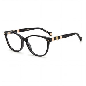 Carolina Herrera CH 0048 Black Rectangle Eyeglasses for Women, Acetate frame