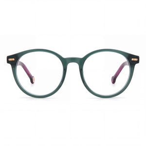 Carolina Herrera Ch 0049 Round Eyeglasses Unisex — front view, Acetate