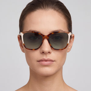 Carolina Herrera Ch 0052/S Square Sunglasses for Women — interior view, Non-Polarized lens detail