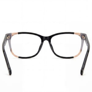 Carolina Herrera CH 0066 Rectangle Eyeglasses for Women — interior view, Polycarbonate demo lenses