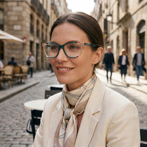 Carolina Herrera CH 0066 Blue Eyeglasses Women — lifestyle wear, office and reading