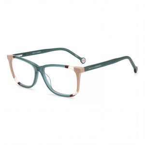 Carolina Herrera Ch 0066 Green Square Eyeglasses for Women, Plastic frame