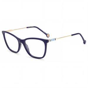 Carolina Herrera CH 0071 Blue Rectangle Eyeglasses for Women, Acetate frame