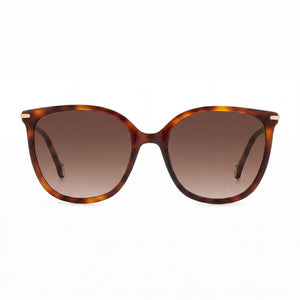 Carolina Herrera Oval Sunglasses for Women — front view, Acetate frame