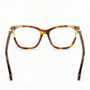 Carolina Herrera Rectangle Eyeglasses for Women — interior view, Polycarbonate demo lenses
