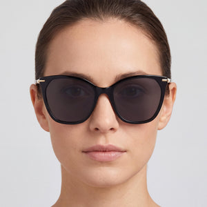 Carolina Herrera Her 0091/s Square Sunglasses for Unisex — interior view, Non-Polarized lens detail