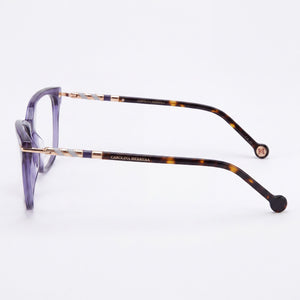 Carolina Herrera Her 0096 Rectangle Eyeglasses for Women — front view, Acetate