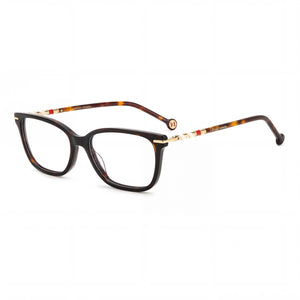 Carolina Herrera Her 0097 Havana Rectangle Eyeglasses Unisex, Plastic frame