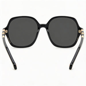 Carolina Herrera HER-0106/S Rectangle Sunglasses for Women — interior view, Non-Polarized lens detail