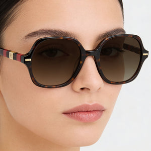 Carolina Herrera HER 0106/S Havana Sunglasses Women — lifestyle wear, city streets and cafes