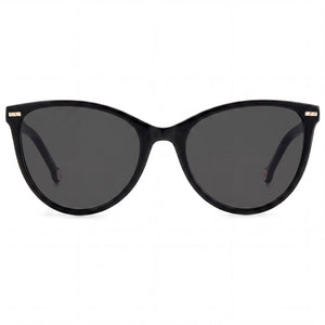 Carolina Herrera HER-0107/S Cat Eye Sunglasses for Women — front view, Plastic frame