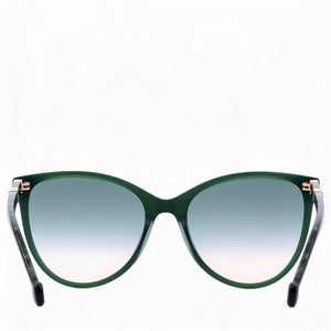 Carolina Herrera Her 0107/S Rectangle Sunglasses for Women — interior view, Non-Polarized lens detail