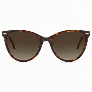Carolina Herrera HER 0107/S Cat Eye Sunglasses for Women — front view, Acetate frame