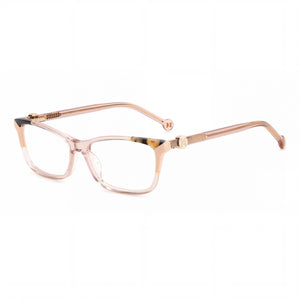 Carolina Herrera Her 0114 Beige Rectangle Eyeglasses for Unisex, Plastic frame