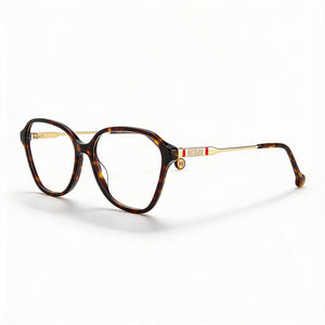Carolina Herrera Her 0117 Square Eyeglasses for Women — front view, Acetate