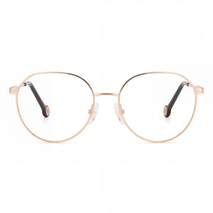 Carolina Herrera Her 0121 Round Eyeglasses for Women — front view, Metal