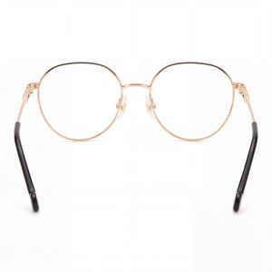 Carolina Herrera Her 0121 Round Eyeglasses for Women — interior view, Polycarbonate demo lenses