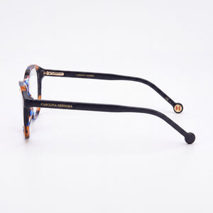 Carolina Herrera Her 0122 Rectangle Eyeglasses for Women — front view, Plastic