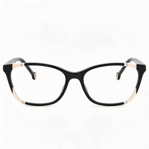 Carolina Herrera HER 0124 Rectangle Eyeglasses for Women — front view, Acetate