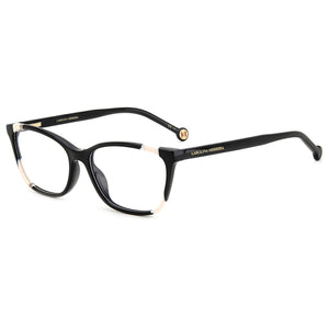 Carolina Herrera HER 0124 Black Rectangle Eyeglasses for Women, Acetate frame