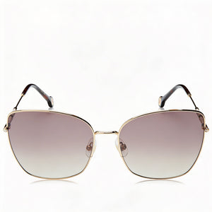 Carolina Herrera HER 0133/S Butterfly Sunglasses for Women — front view, Metal frame