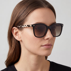 Carolina Herrera Her 0137/S Black Sunglasses Women — lifestyle wear, poolside lounging and summer resorts